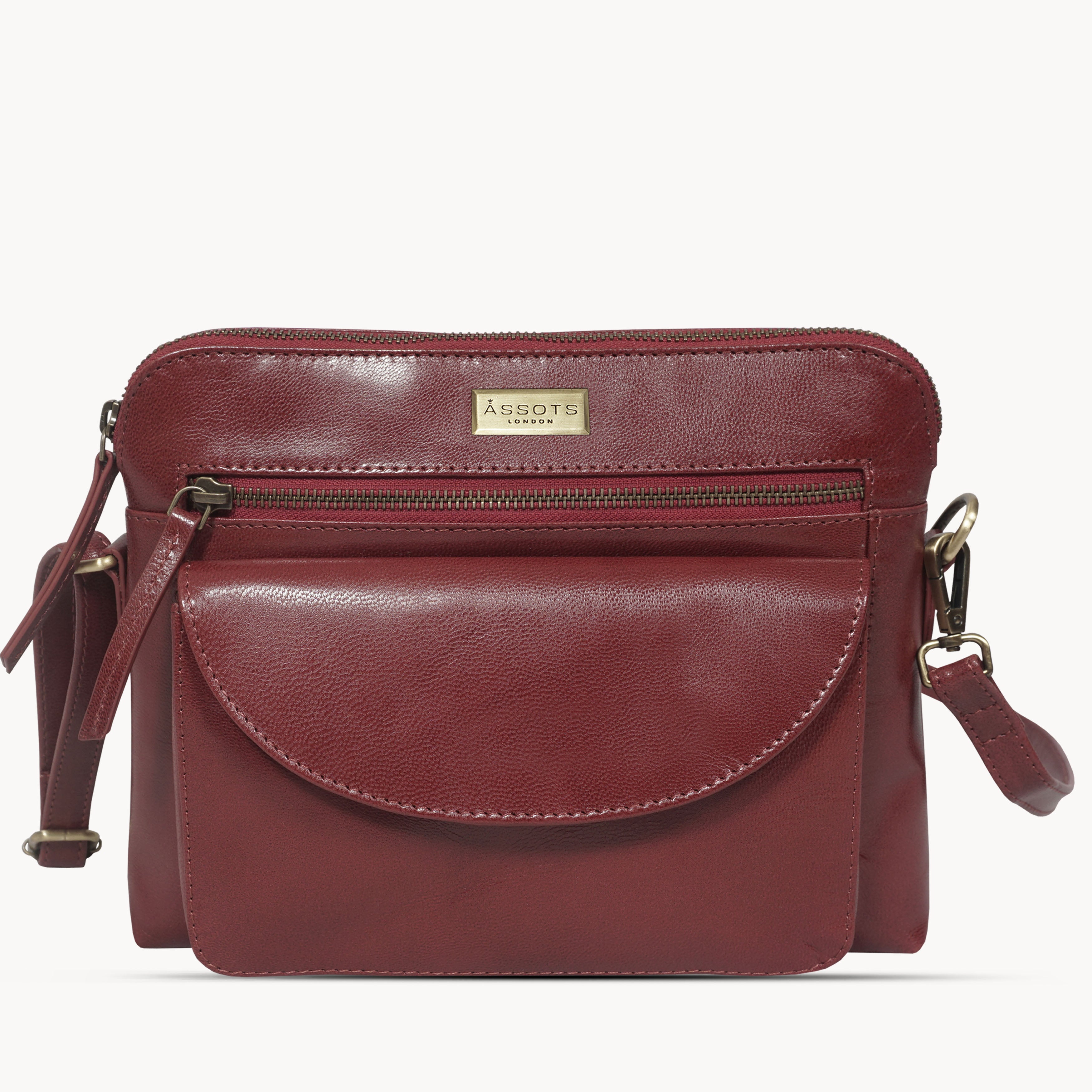 'JEAN' Chilli Pepper Vegetable Tanned Real Leather Crossbody Bag