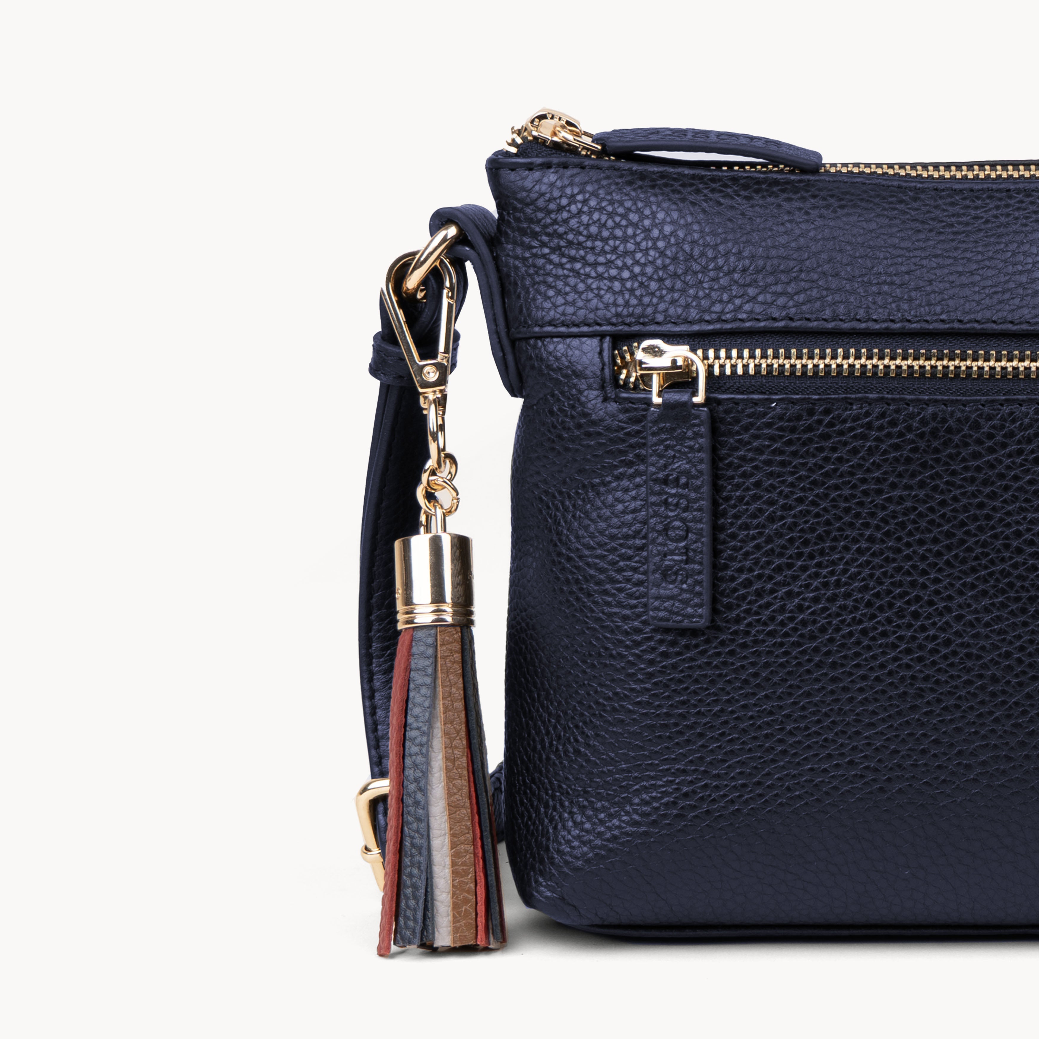 The Multicolour Genuine Leather Gold Tassel