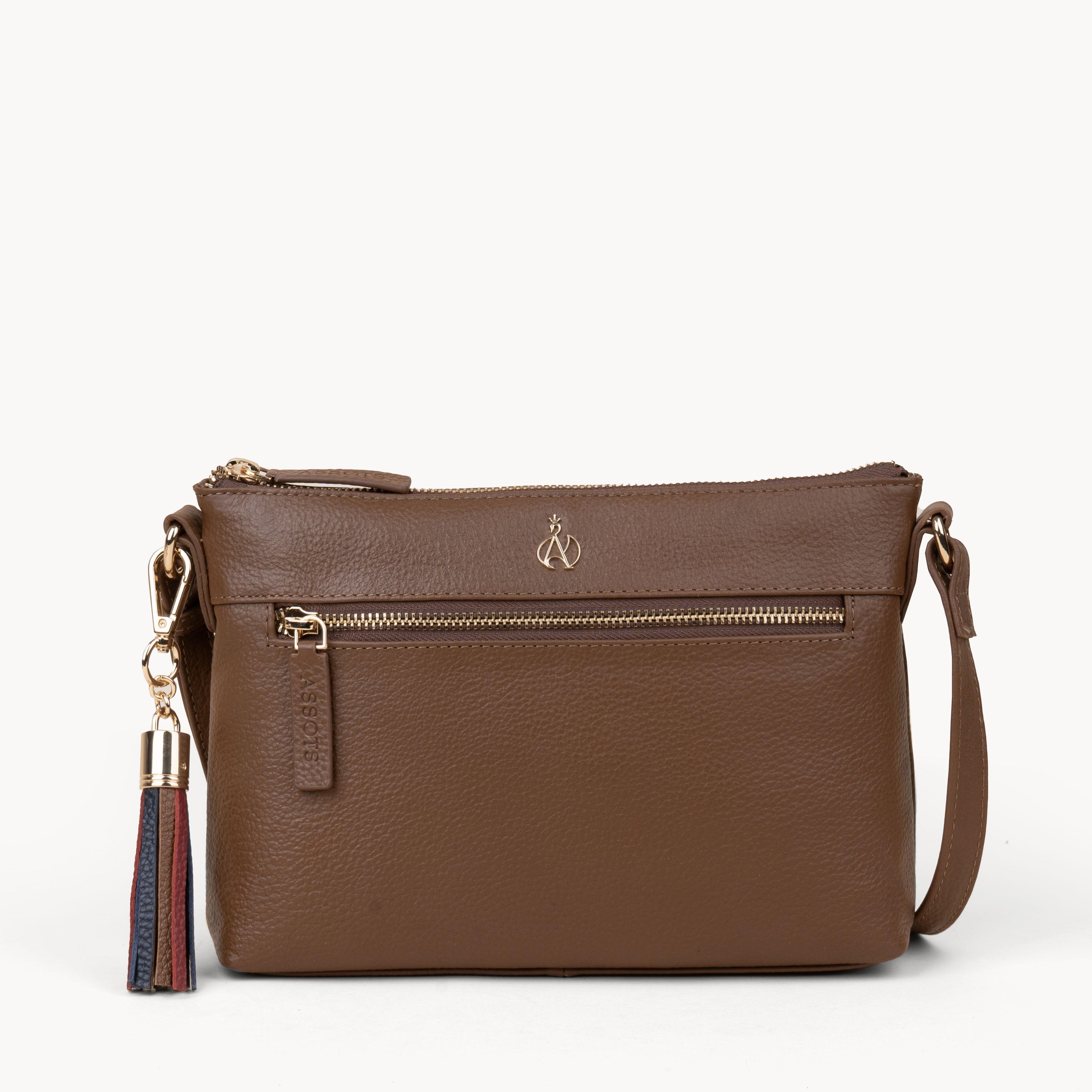 The Multicolour Genuine Leather Gold Tassel