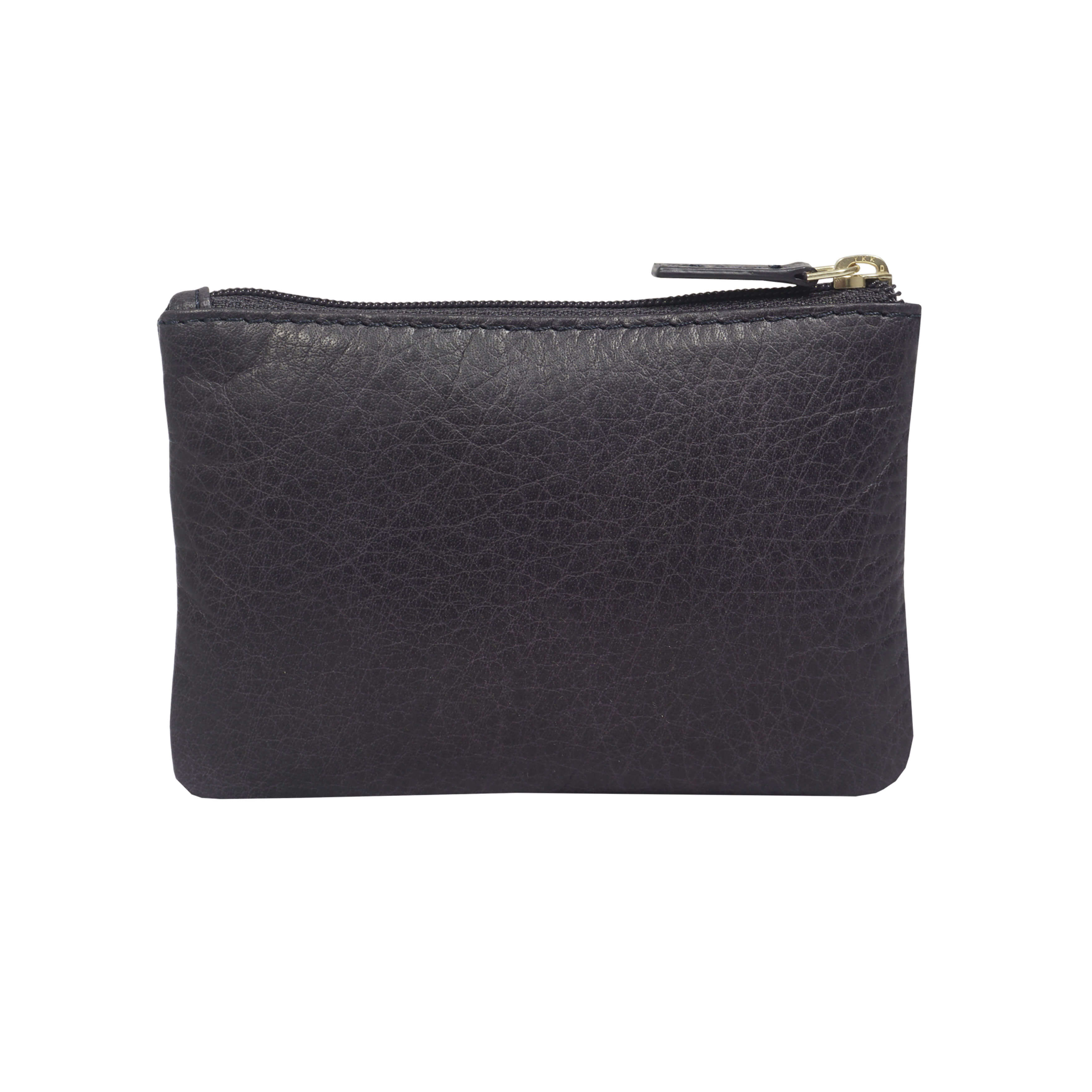 'MARY' Navy Soft Small Leather Coin Purse