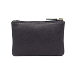 'MARY' Navy Soft Small Leather Coin Purse