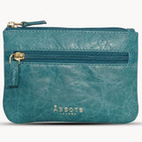 'MARY' Ocean Blue Soft Small Leather Coin Purse