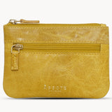 'MARY' Yellow Soft Small Leather Coin Purse