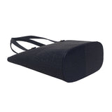 'MELANIE' Navy Croc Real Leather Unlined Bucket Bag