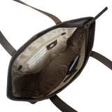 'MILLIE' Brown Crazy Horse Distressed Real Leather Designer Tote Work Bag