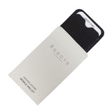 Black VT Real Leather Mobile Card Case Safe Wallet