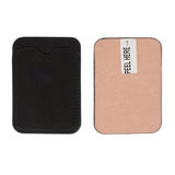 Black VT Real Leather Mobile Card Case Safe Wallet