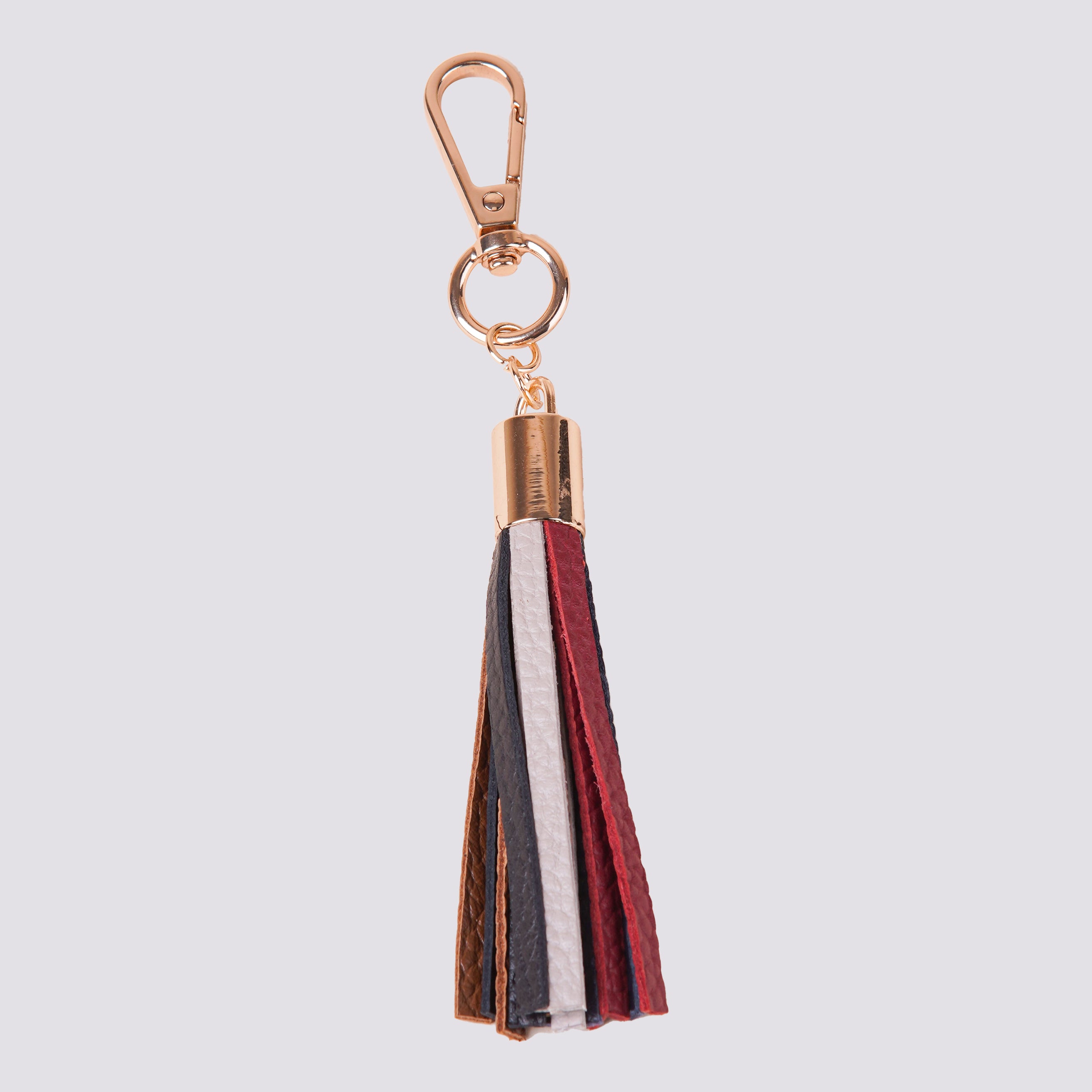 The Multicolour Genuine Leather Gold Tassel