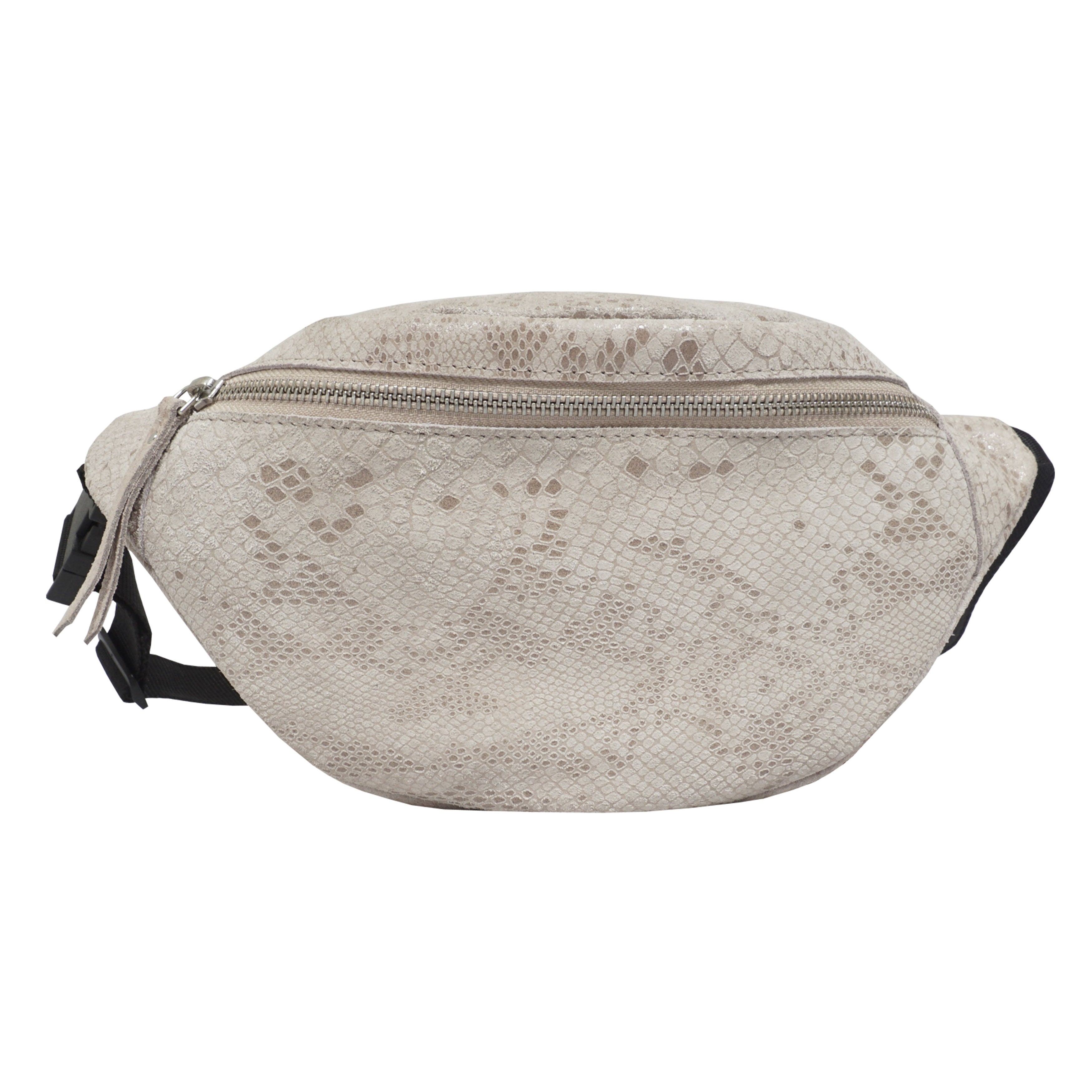 'NOAH' Nude Python Snake Leather Bum Belt Bag