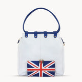 'PARADISE' Union Jack Designer Leather Large Shopper Bag