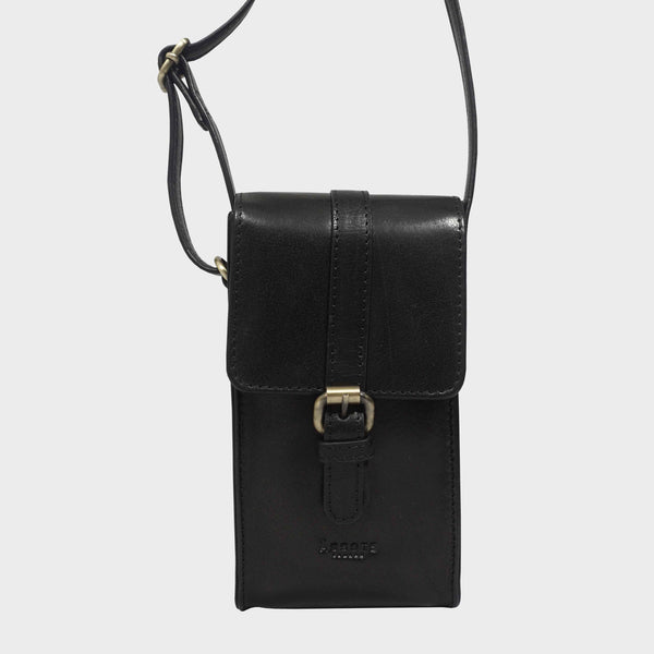 Black Leather Crossbody Bags