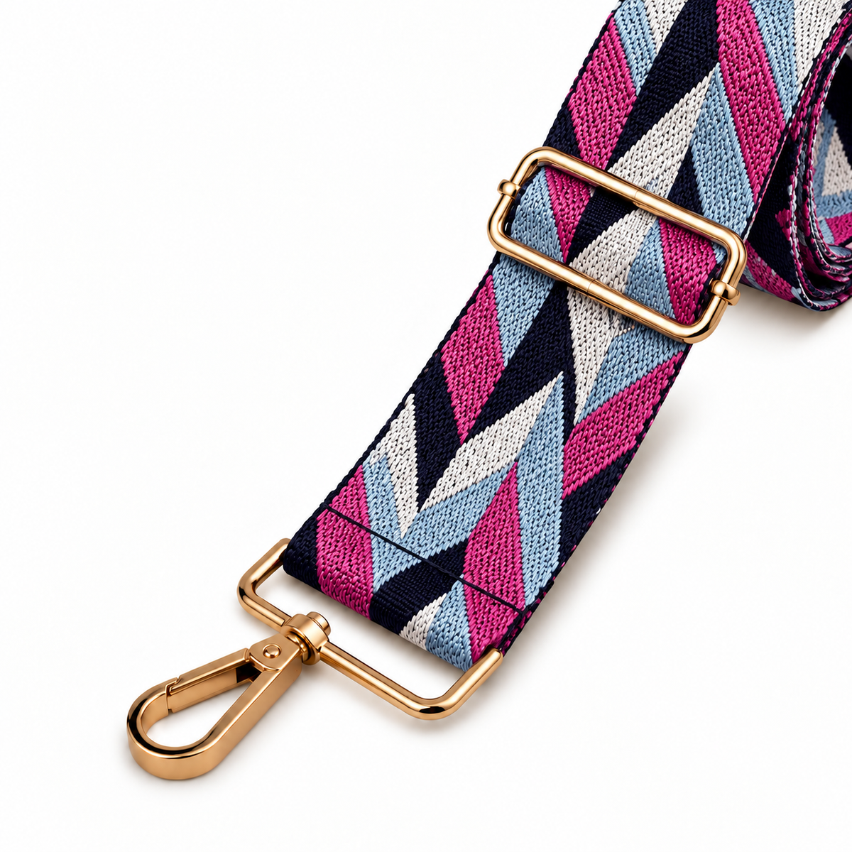 Pink Harlequin Bag Strap