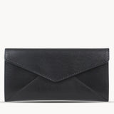 'PRESTON' Black Trifold Vegetable Tanned Real Leather Purse