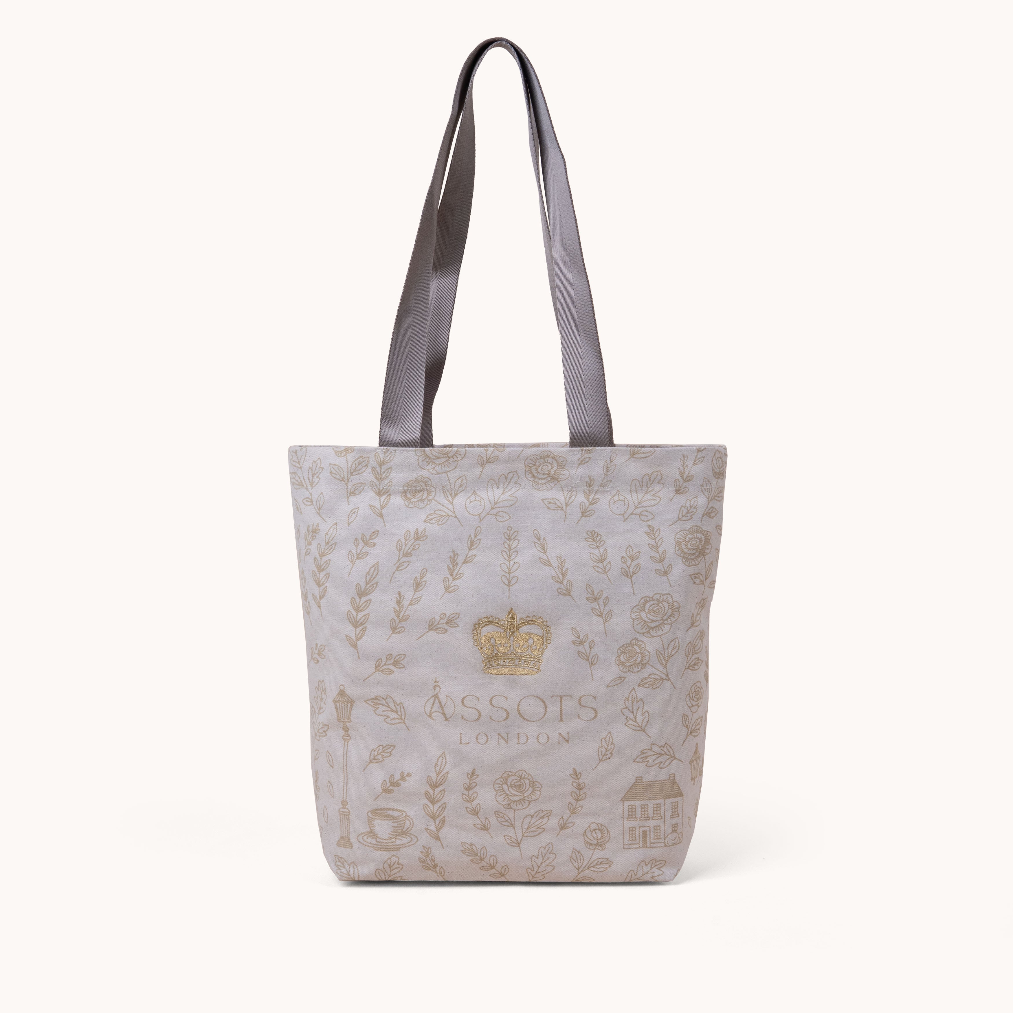 'RICHMOND' Taupe Canvas Shopper