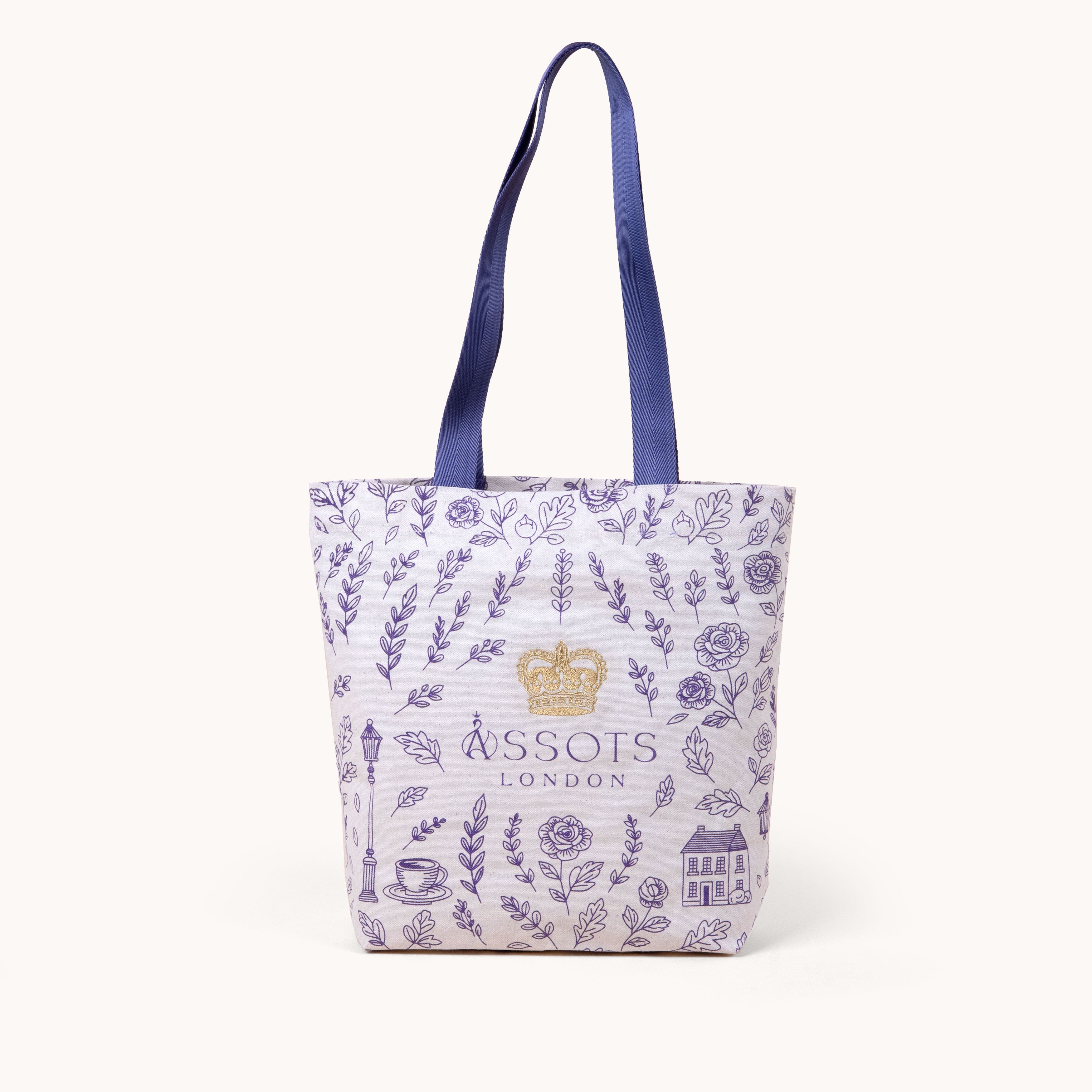 'RICHMOND' Lilac Canvas Shopper