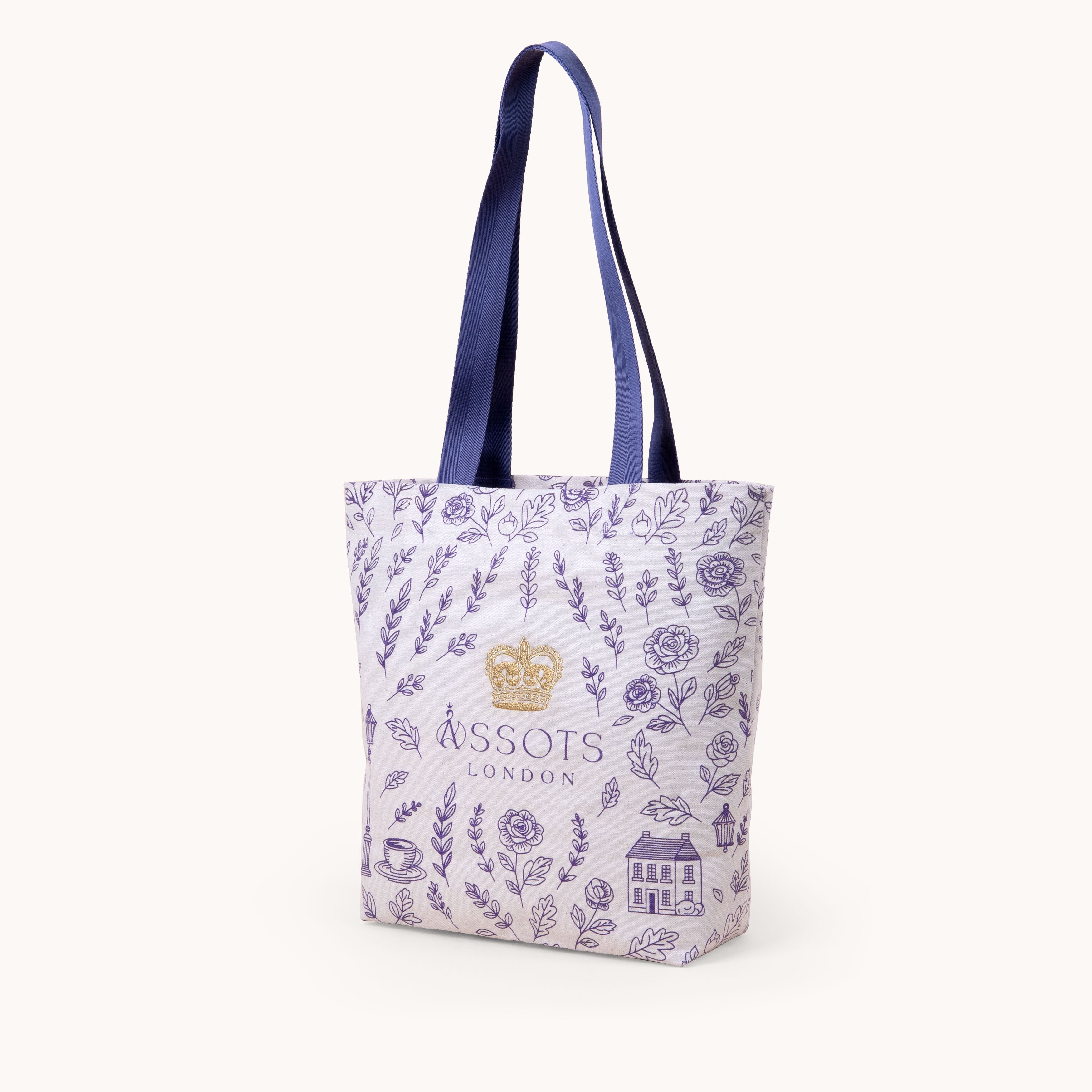 'RICHMOND' Lilac Canvas Shopper