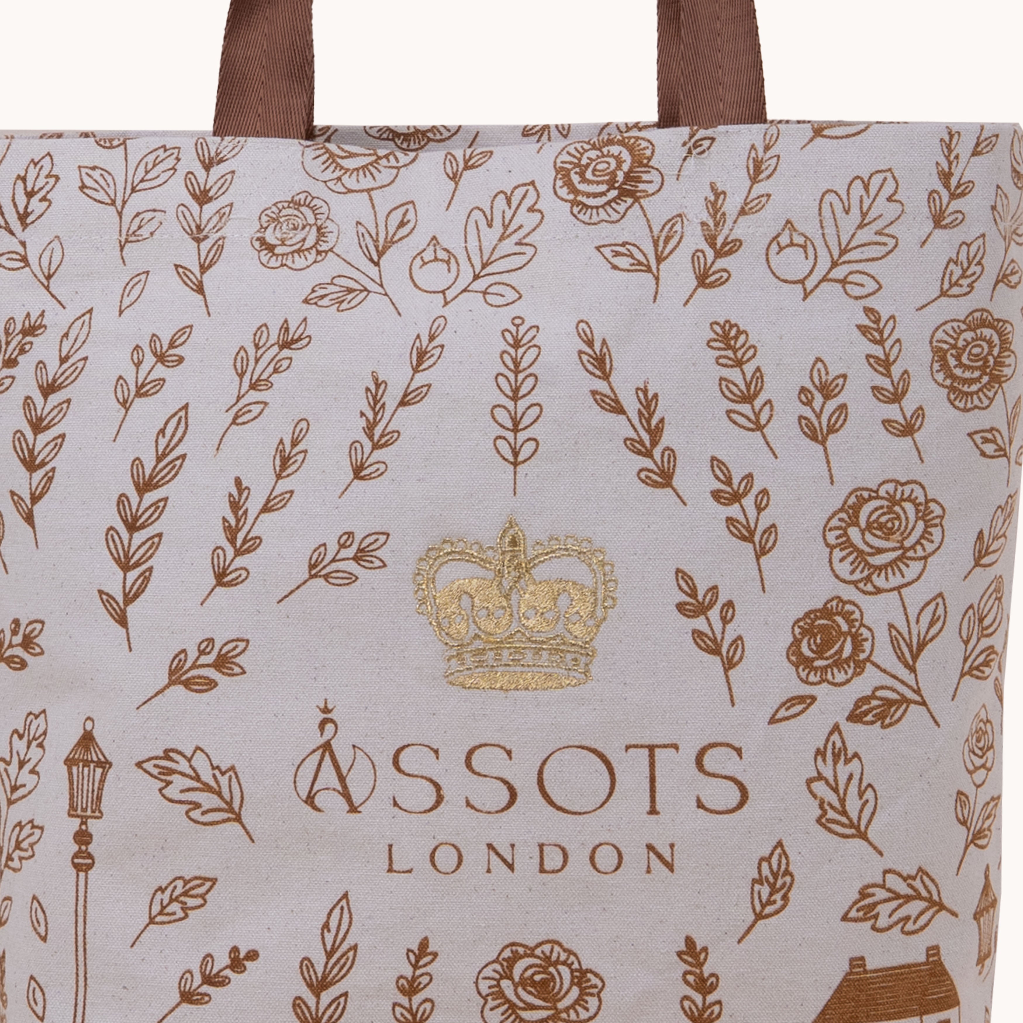 'RICHMOND' Tan Canvas Shopper