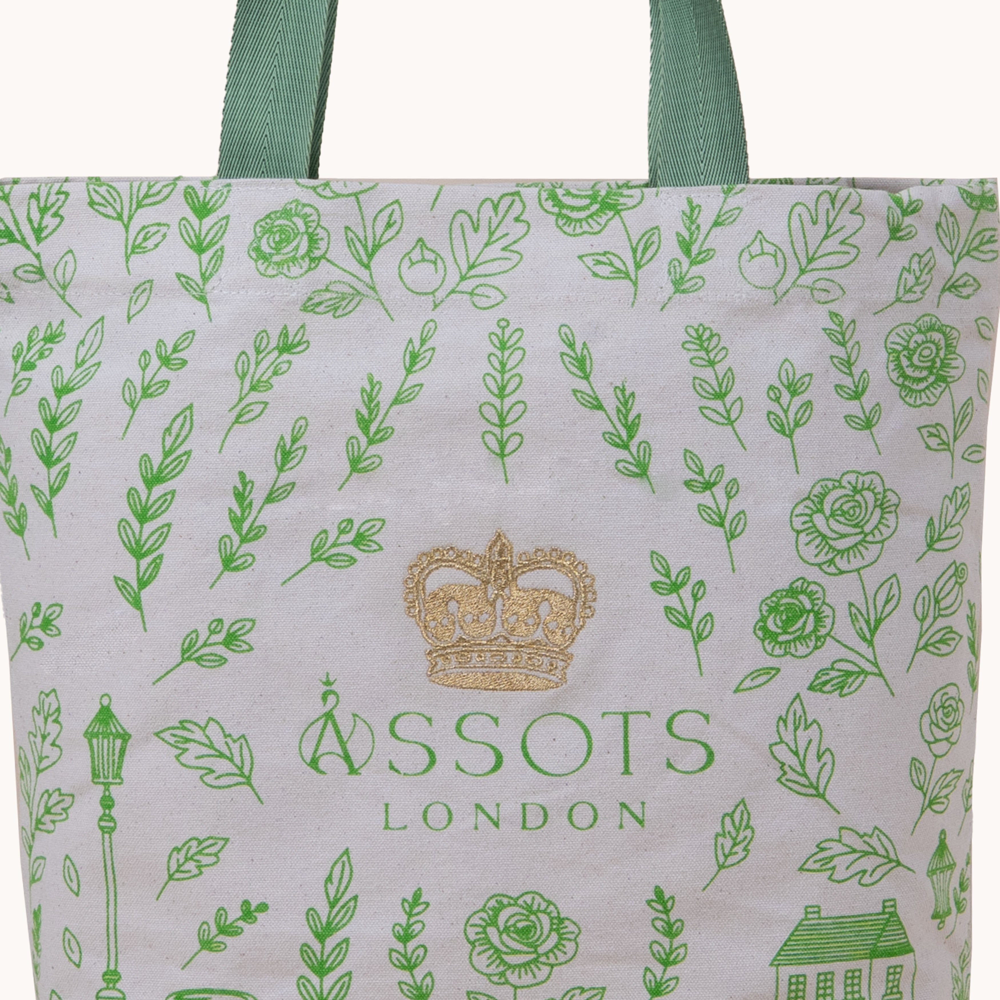 'RICHMOND' Matcha Green Canvas Shopper