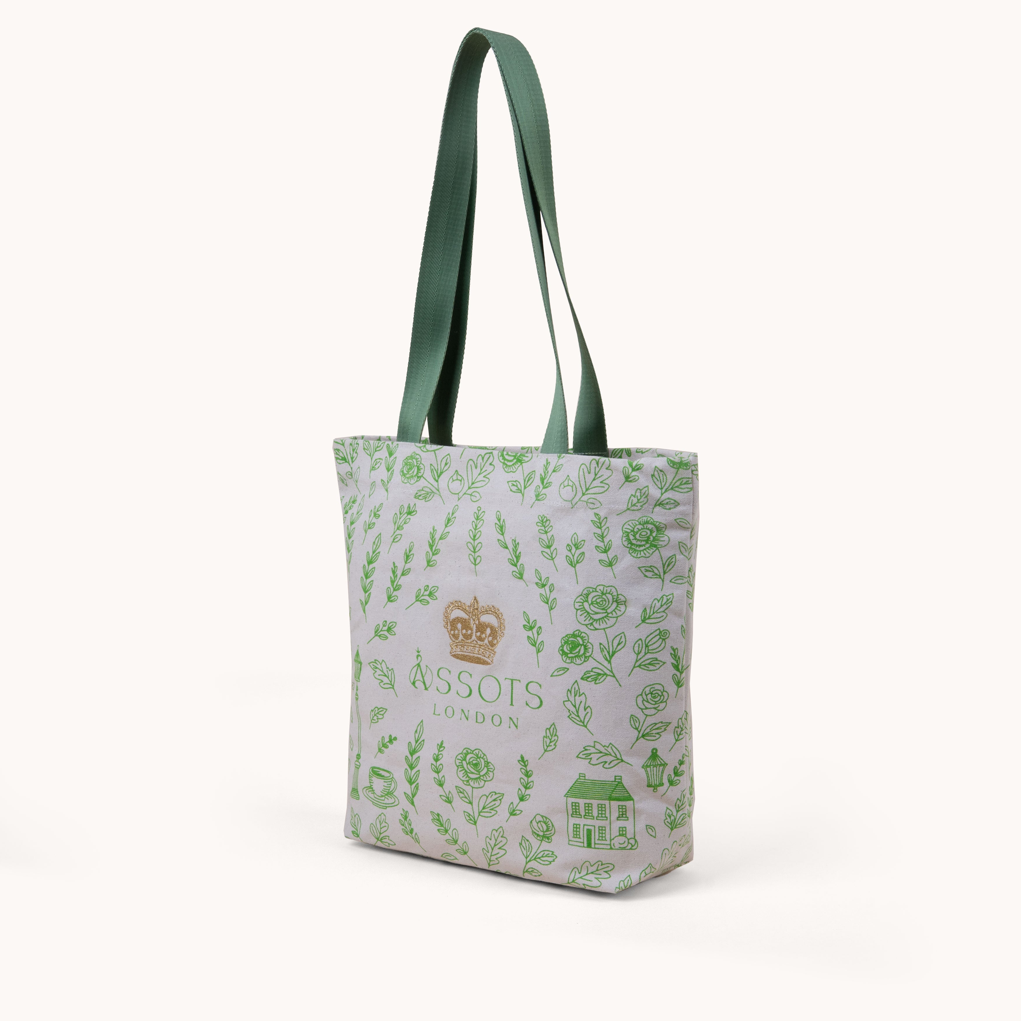 'RICHMOND' Matcha Green Canvas Shopper