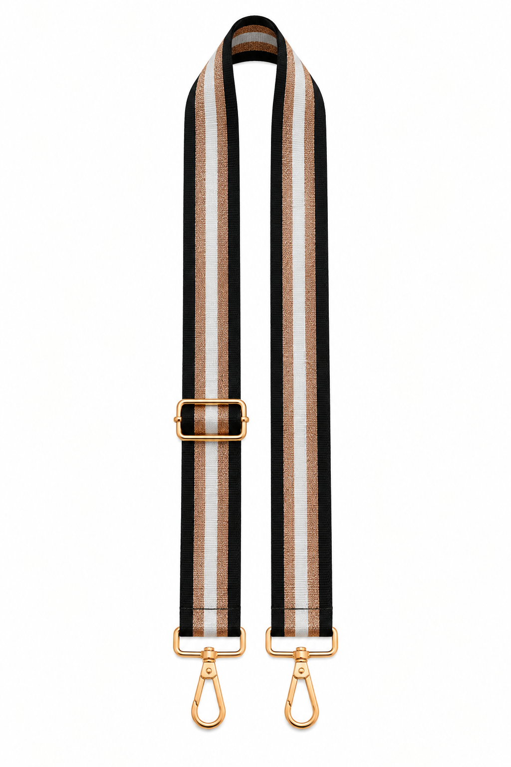 Rose Gold Stripe Bag Strap