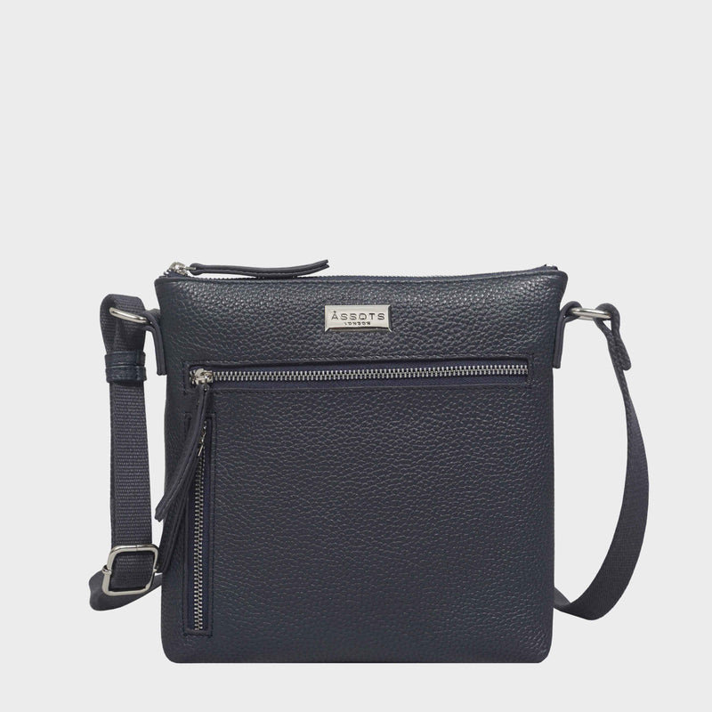 ROOTS 73 Adjustable Messenger Crossbody Black Nylon Zip Top Pocket Shoulder  Bag | eBay