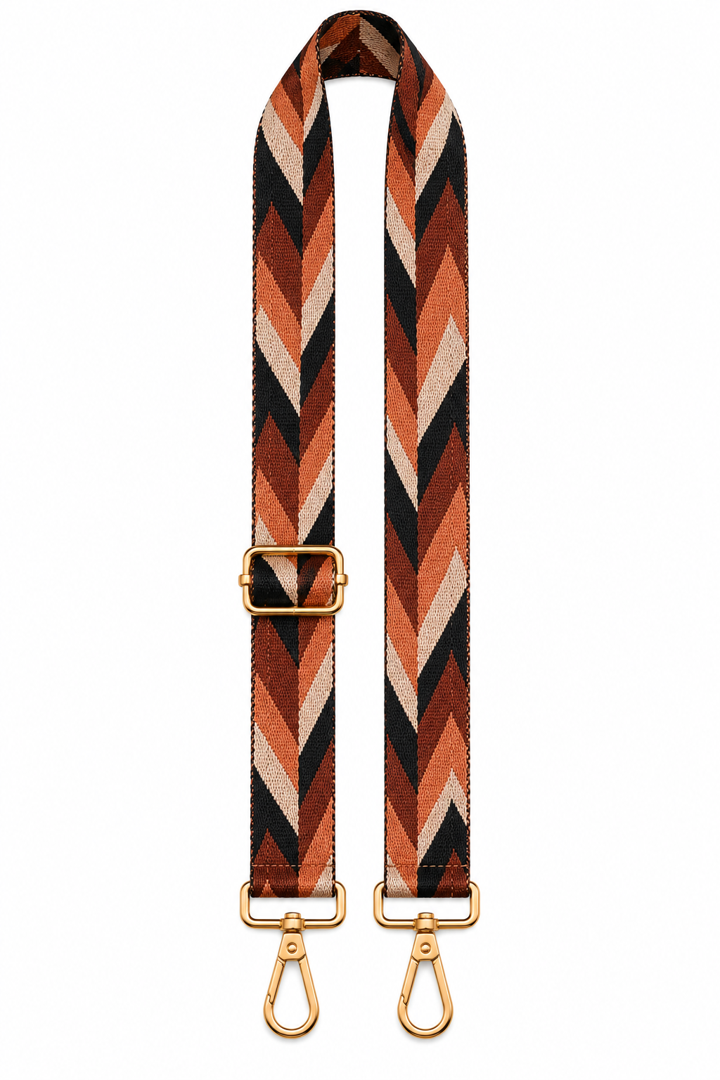 Rust Harlequin Bag Strap
