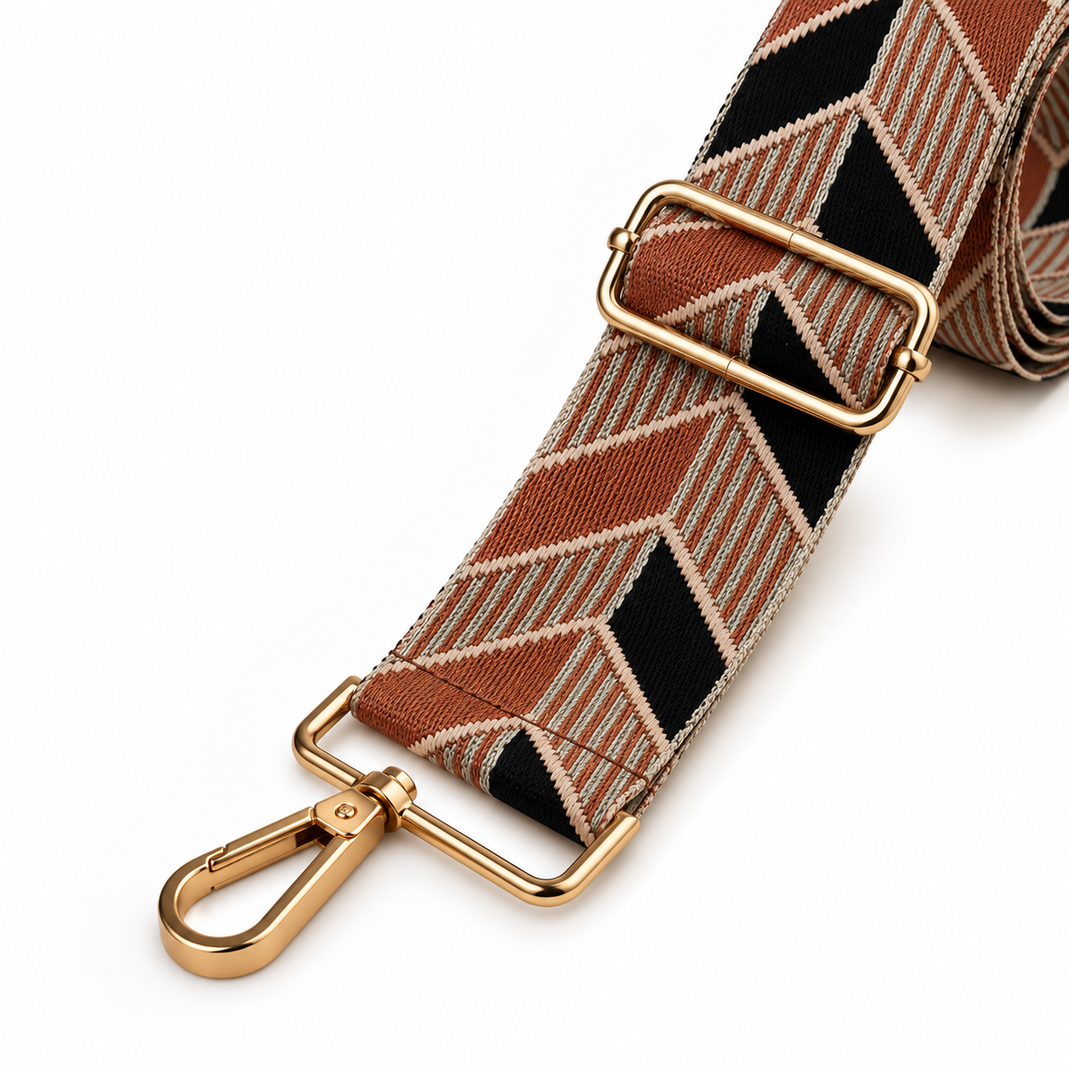 Rust Chevron Bag Strap