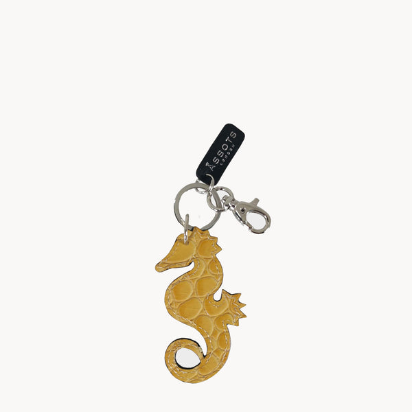 'SEA HORSE' Super Cute Croc Leather Key Ring Holder
