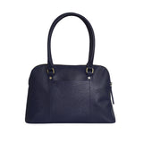 'SYDNEY' Navy Lizard Designer Leather Grab Bag