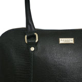 'SYDNEY' Forest Green Lizard Designer Leather Grab Bag