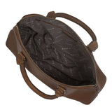 'SYDNEY' Tan Vintage Leather Grab Bag