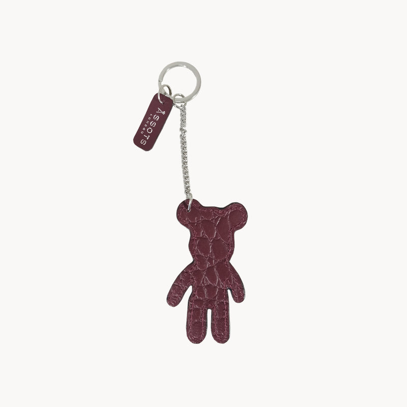 'TEDDY' Super Cute Croc Leather Key Ring Holder