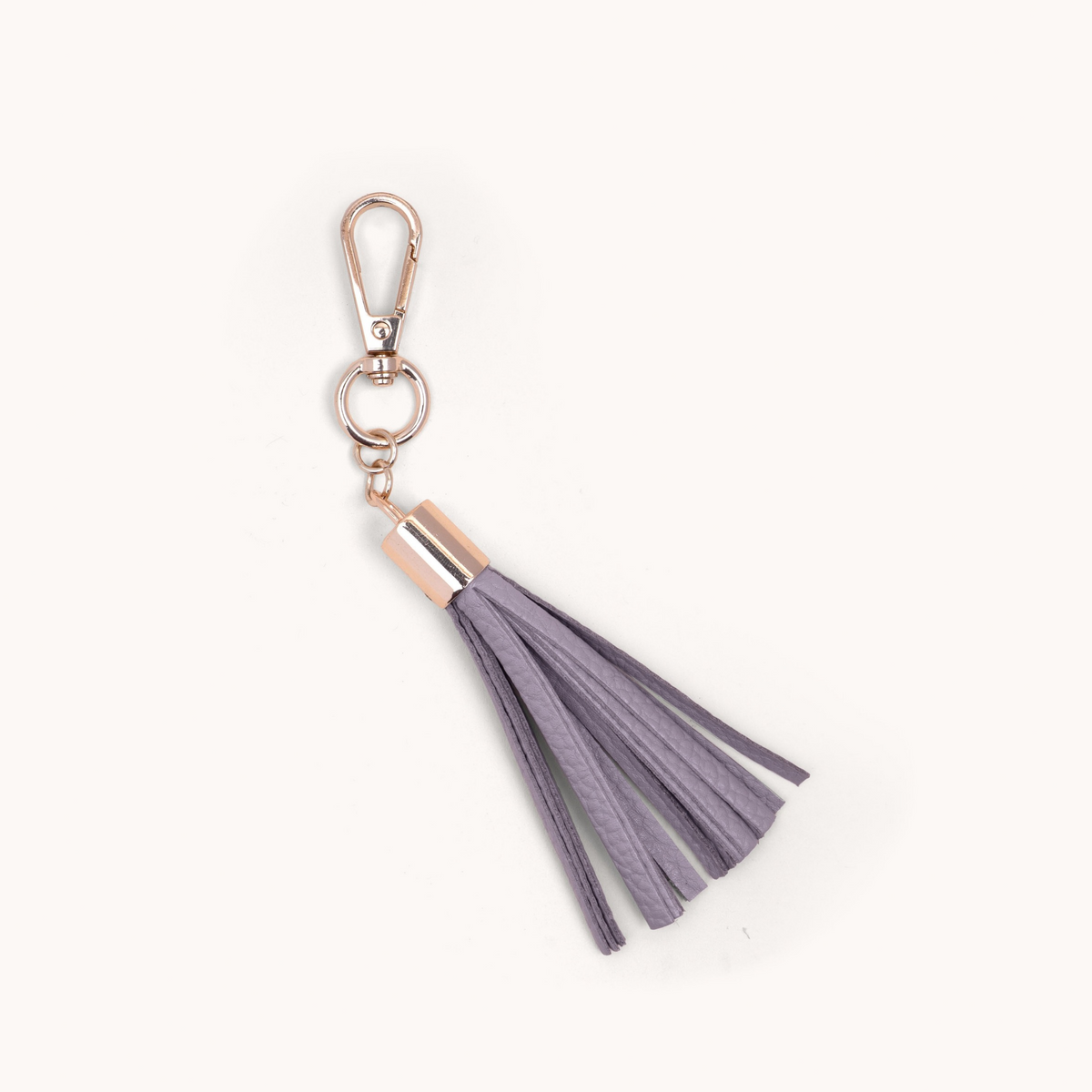 Lilac Genuine Leather Tassel