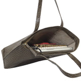 'AGNES' Olive Croc Real Leather Designer Tote Bag