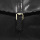'ALANNAH' Black Real VT Polished Leather Large Tote Bag