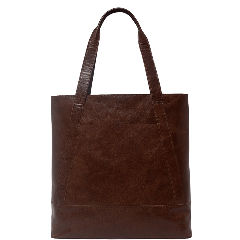 Brown Large Oversized Real Leather Laptop Travel Tote Bag with Zipper ...