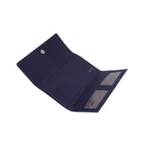 'CLAIRE' Navy Lizard Designer Leather Flap Over Purse