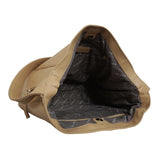 'COURTNEY' Camel Pebble Grain Leather Slouchy Hobo Bag