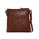'HOXTON' Brown Vintage Leather Crossbody Shoulder Sling Bag