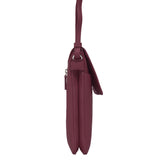 'MARIA' Pink Pebble Grain Real Leather Crossbody Phone Bag