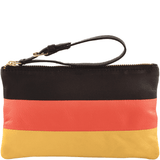 'GERMAN' Country Flag Designer Leather Wristlet