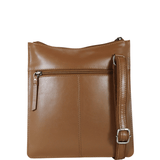 'WILLOW' Tan Smooth Leather Crossbody Bag