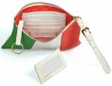 'ITALIAN' - Country Flag Designer Leather Clutch Purse